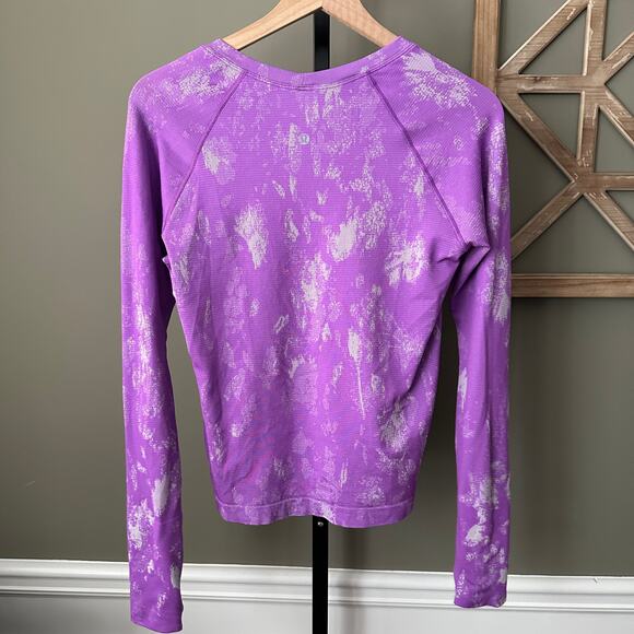 Lululemon Swiftly Tech Long Sleeve Shirt 2.0 * Purple Size 10 - Picture 4 of 5